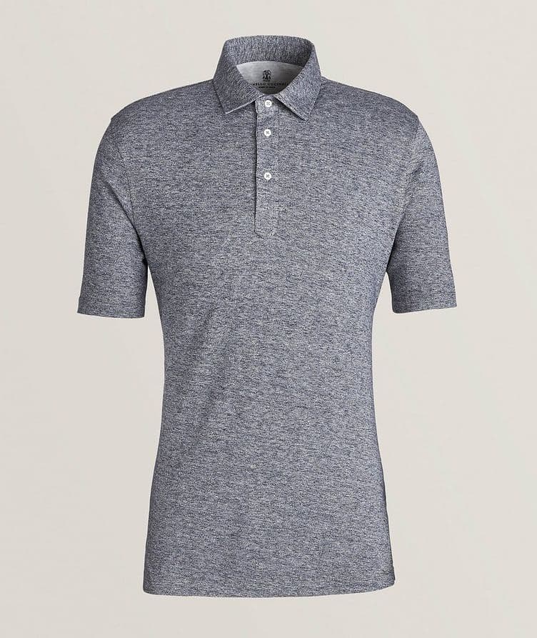 Mélange Linen-Cotton Polo image 0