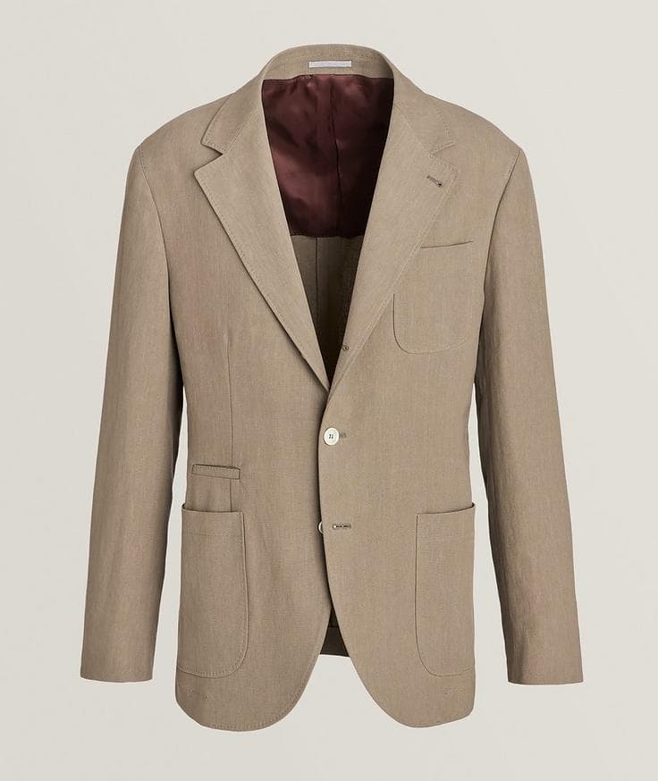 Brunello Cucinelli Linen Sport Jacket