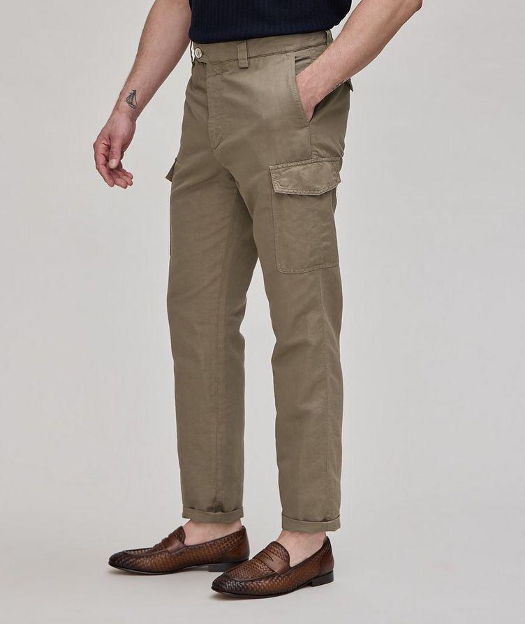 Cotton-Linen Cargo Pants  image 3