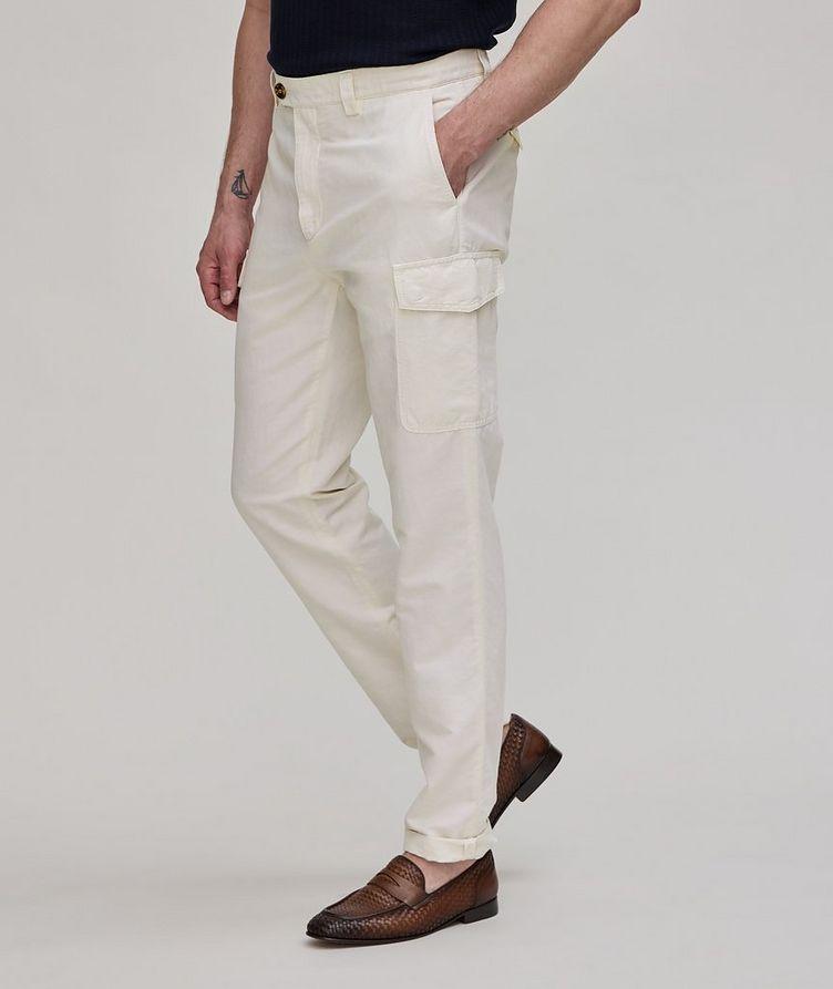 Cotton-Linen Blend Cargo Pants image 3