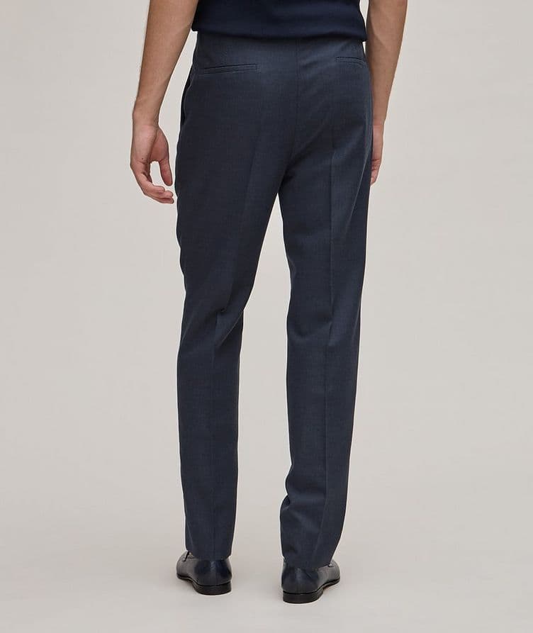 Textured Cotton-Virgin Wool Dress Pants  image 2