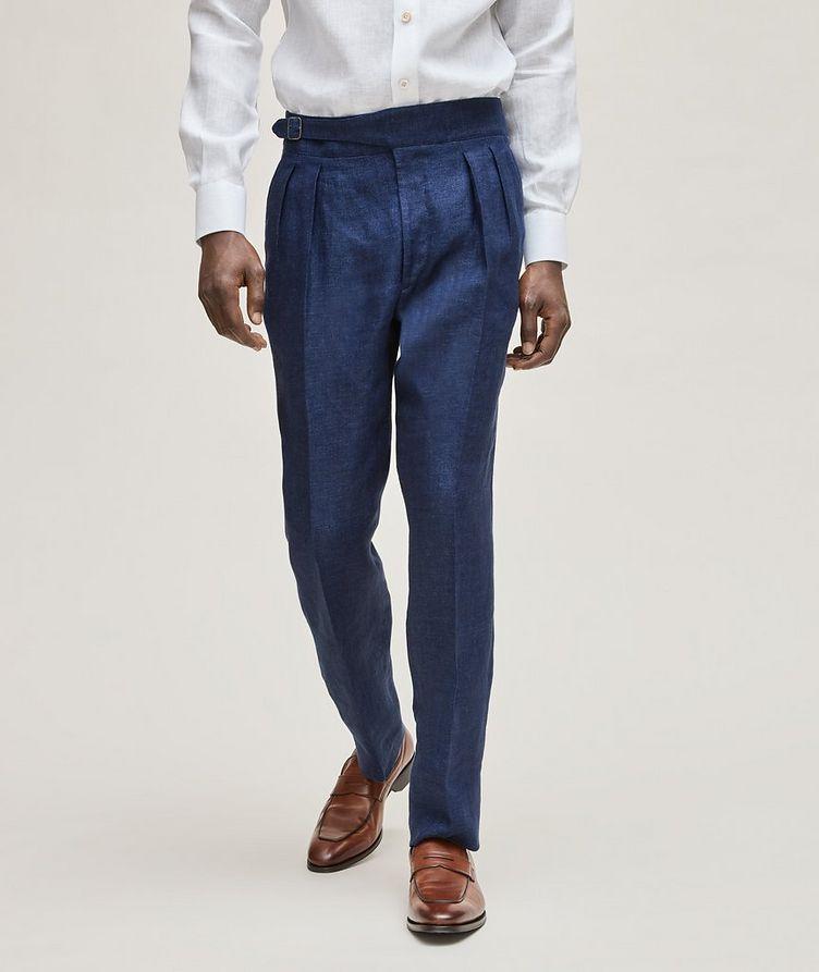 Byron Dobby Linen Dress Pants image 6