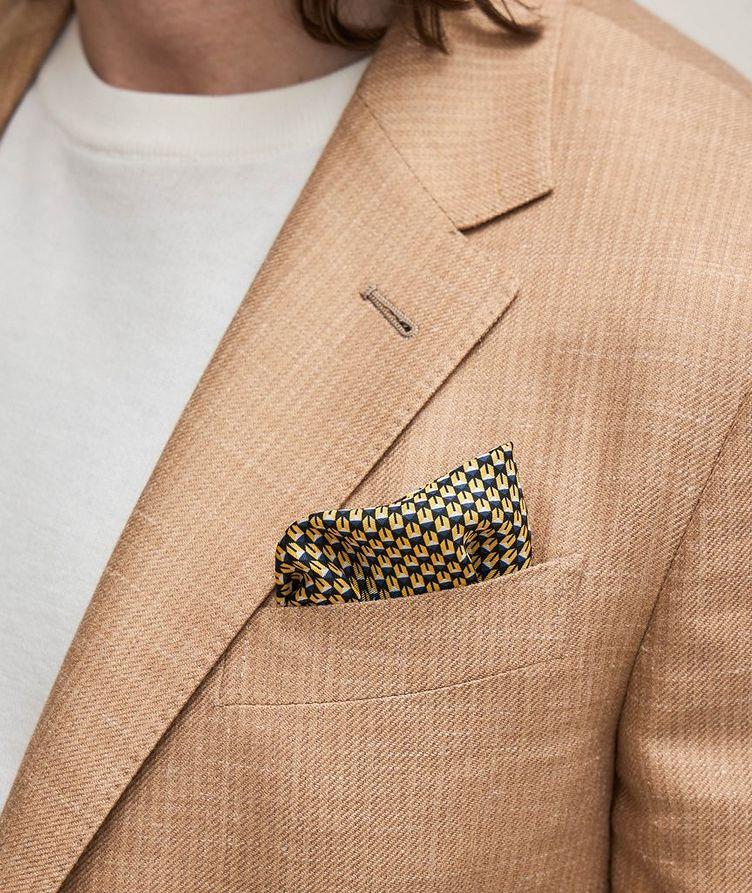 Geometric Silk Pocket Square image 1