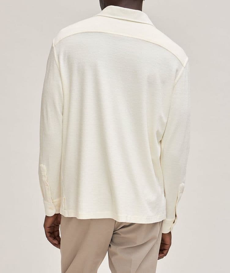 Terry Cotton-Silk Overshirt image 2