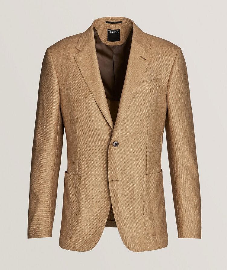 Crosshatch Wool-Blend Sport Jacket image 0