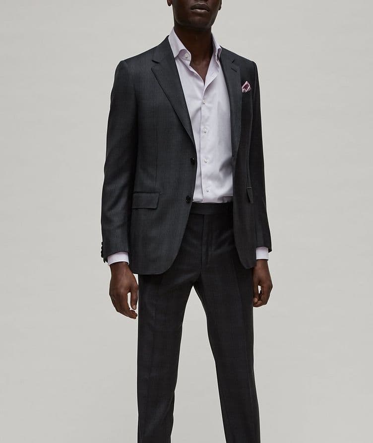 Sartorial Multiseason Tonal Plaid Wool Milano Suit image 1