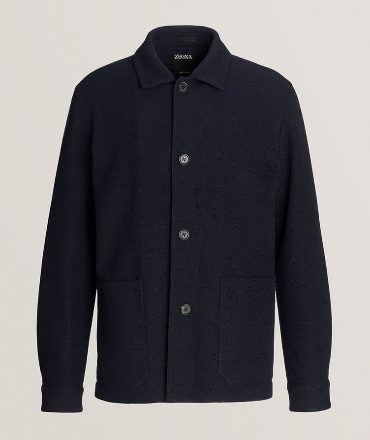 Jersey Wool-Cotton Chore Jacket image 0