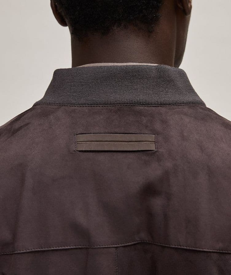 Suede Bomber Jacket image 3