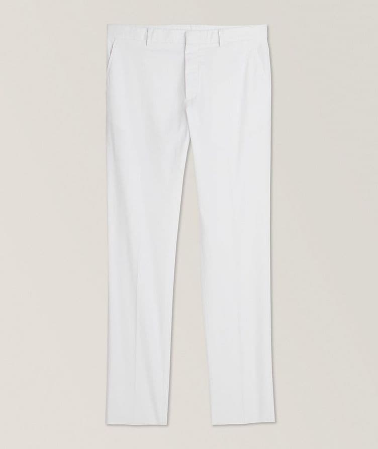 Pantalon en coton extensible image 0