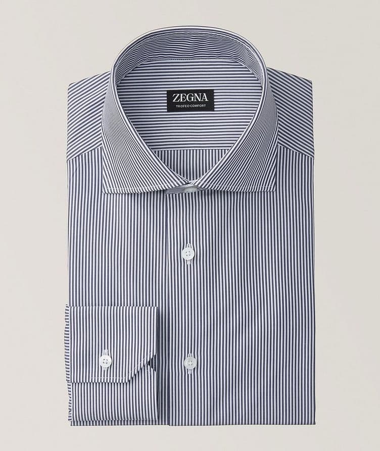 Pinstripe Trofeo Comfort Dress Shirt image 0