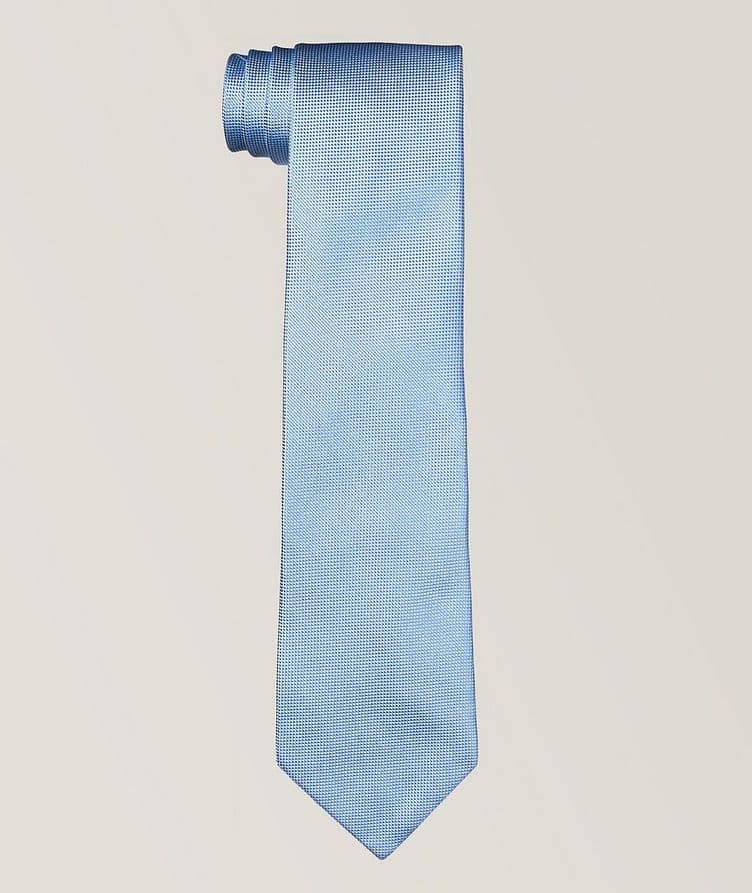 Micro-Weave Silk Tie  image 0