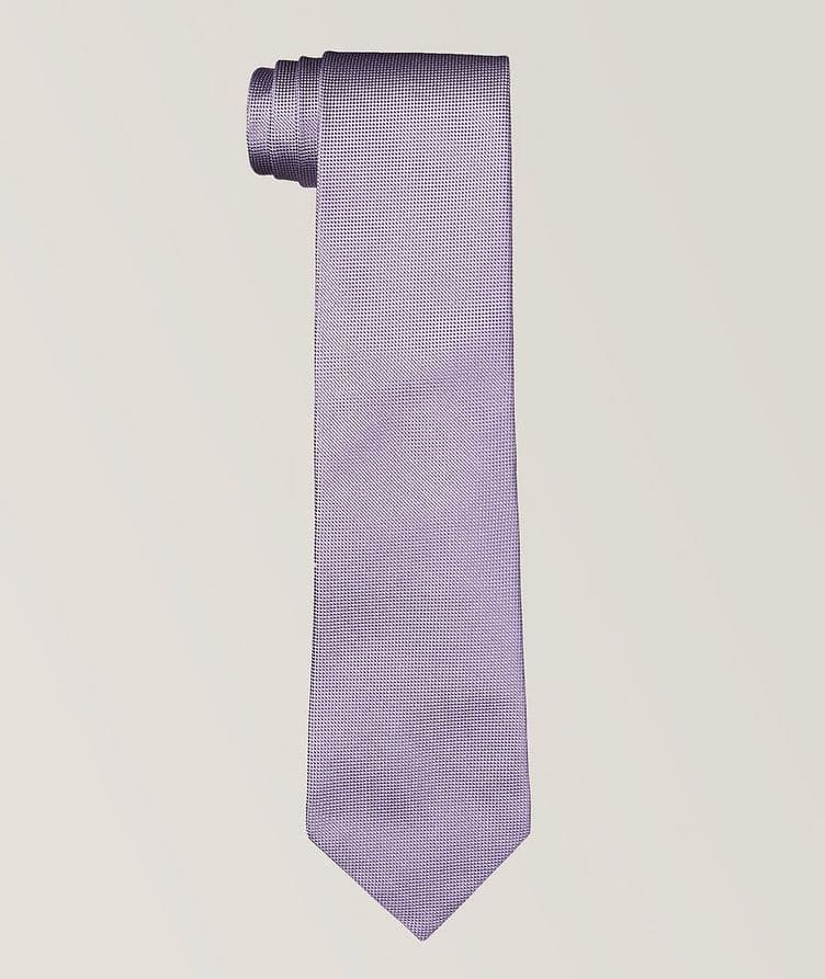 Micro-Weave Silk Tie  image 0