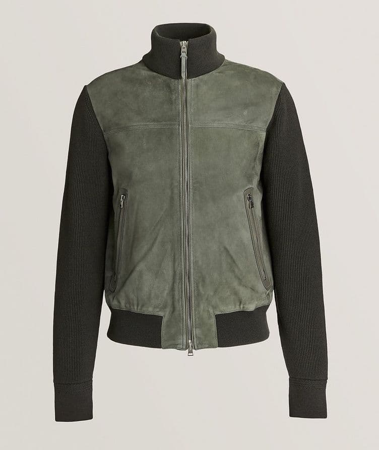 Blouson aux textures variées image 0