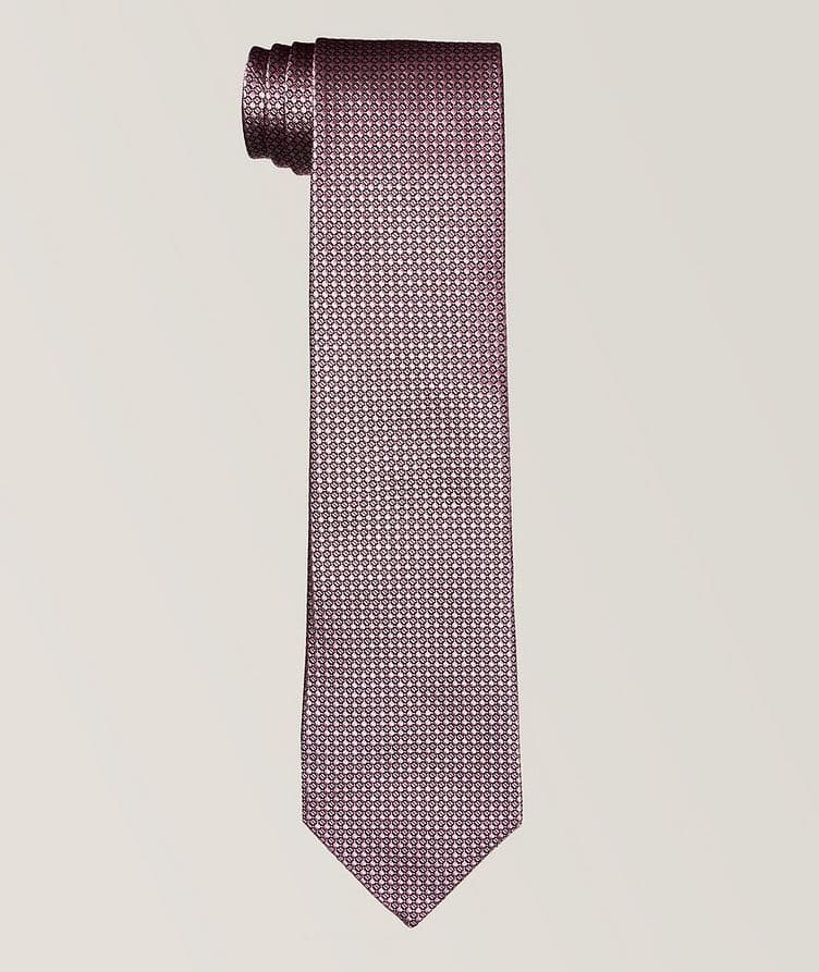 Geometric Neat Silk Tie  image 0