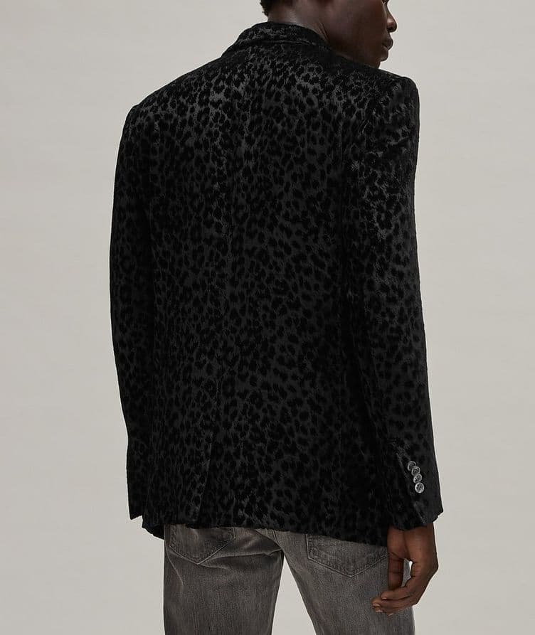 Atticus Velvet Leopard Tuxedo Jacket  image 2