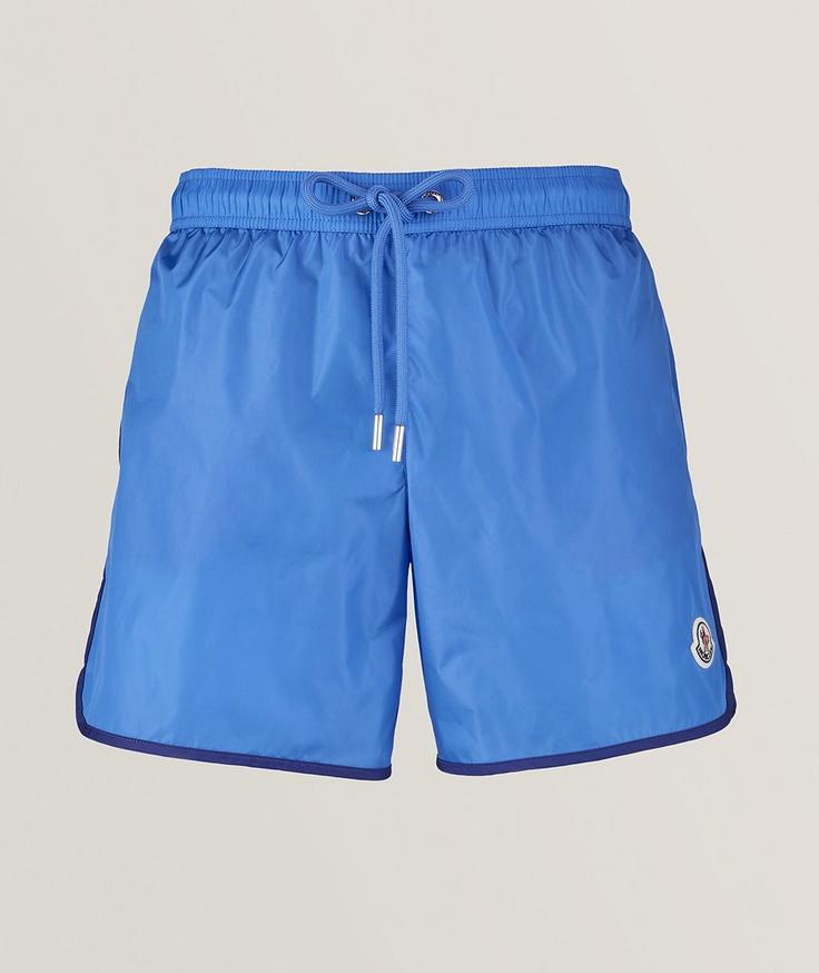 Moncler Two-Tone Polyamide Swim Trunks 