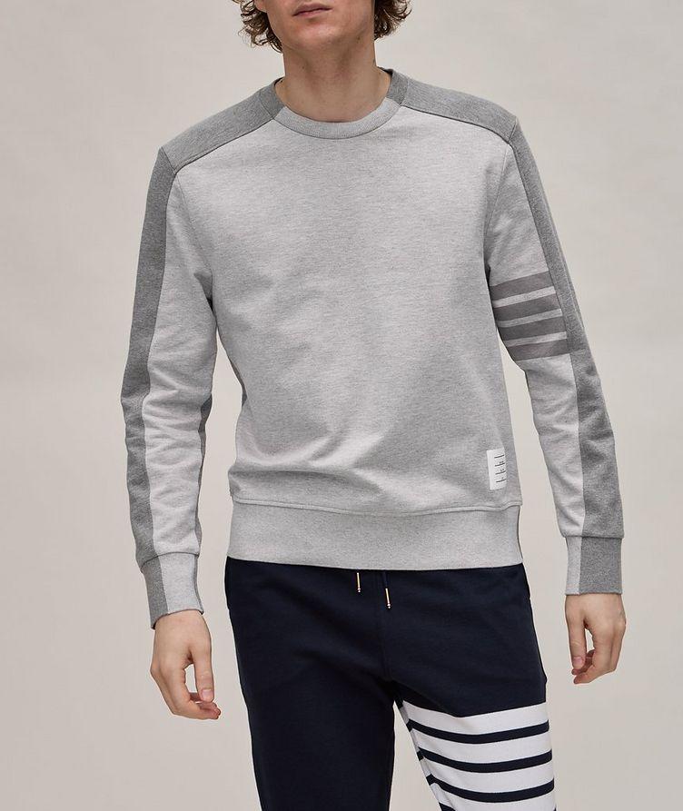 4-Bar Mélange Cotton Sweatshirt  image 1