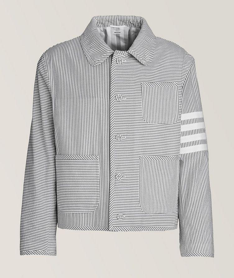 4-Bar Seersucker Golf Jacket image 0