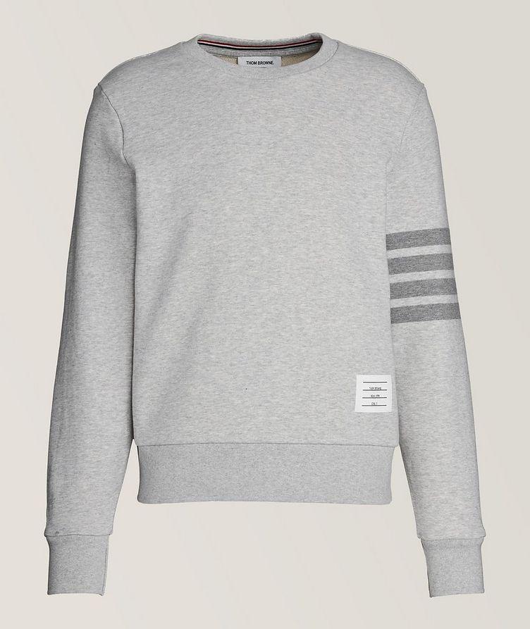 Tonal 4-Bar Weighted Cotton Sweatshirt  image 0