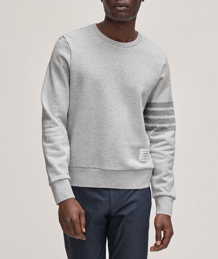 Tonal 4-Bar Weighted Cotton Sweatshirt  image 1