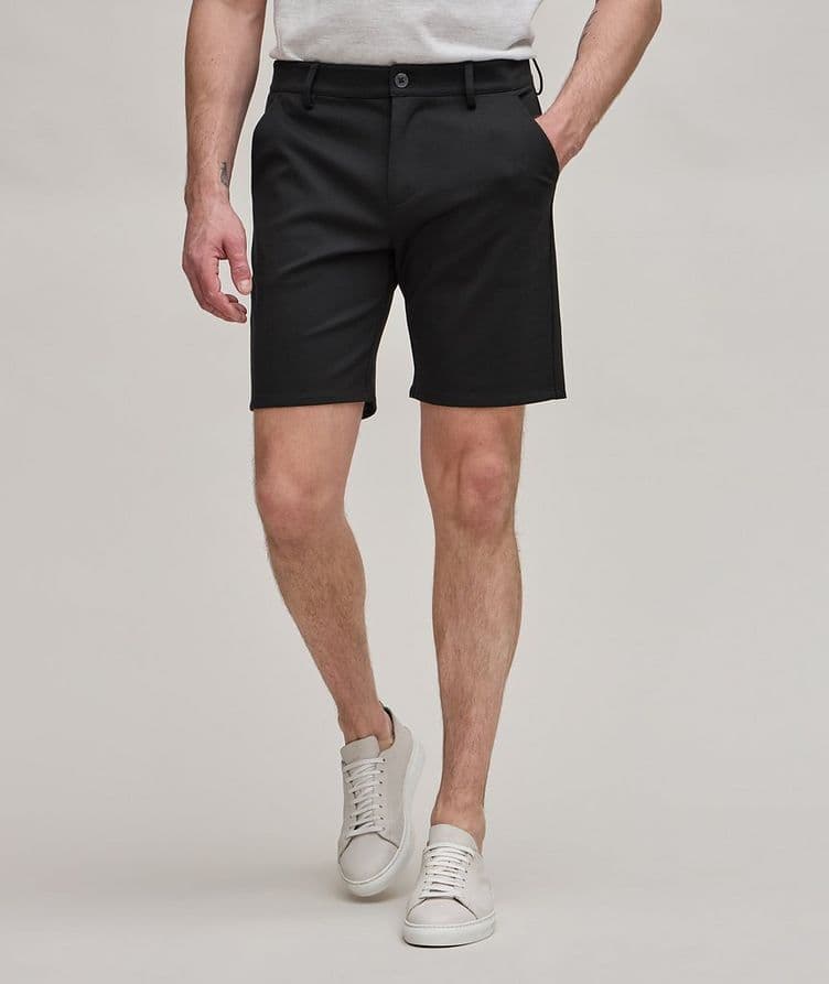 Stretch-Viscose Blend Shorts image 1