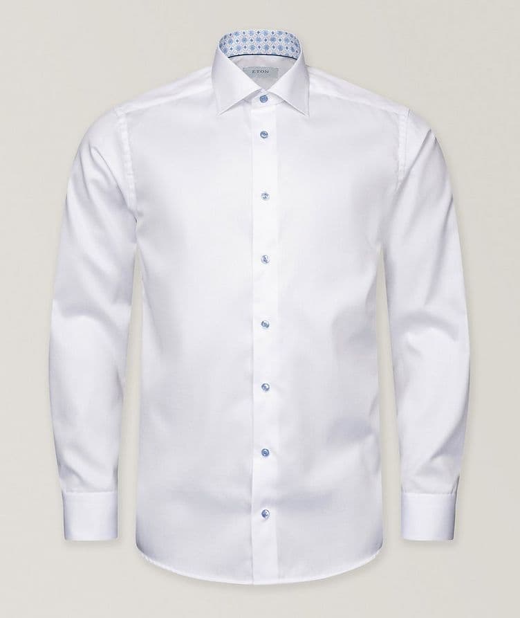 Geometric Effect Signature Twill Shirt  image 0