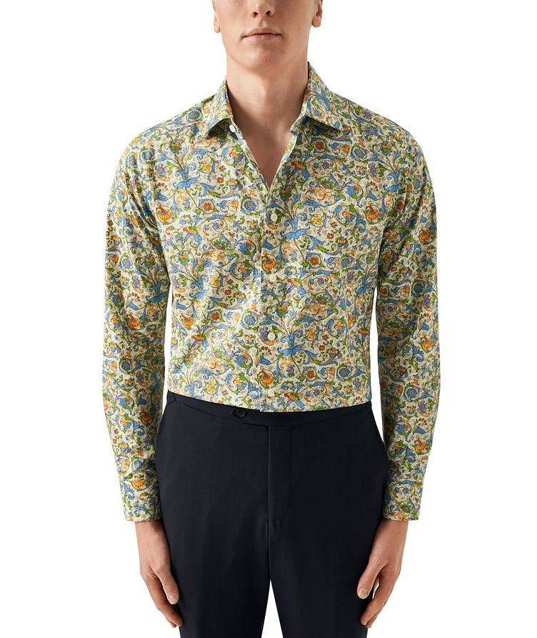 Chemise habillée en twill à motif floral image 1