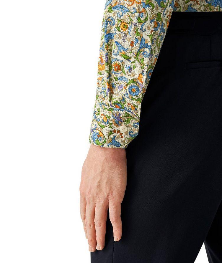 Chemise habillée en twill à motif floral image 4