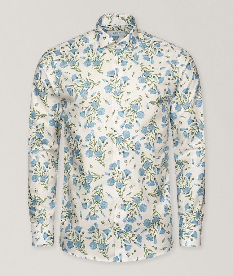 Chemise en twill à motif floral image 0