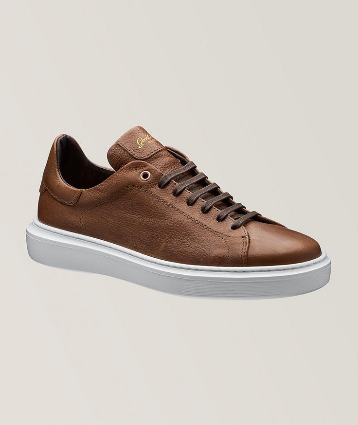 Good Man Brand Legend London Pebbled Leather Sneakers