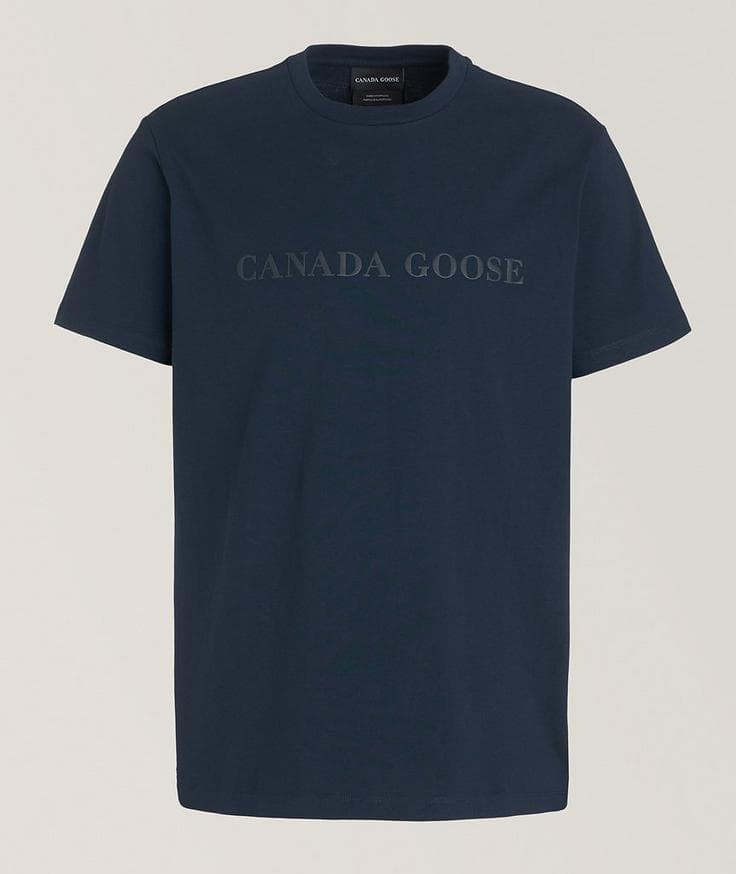 Canada Goose Emerson Rubberized Logo Cotton T-Shirt 