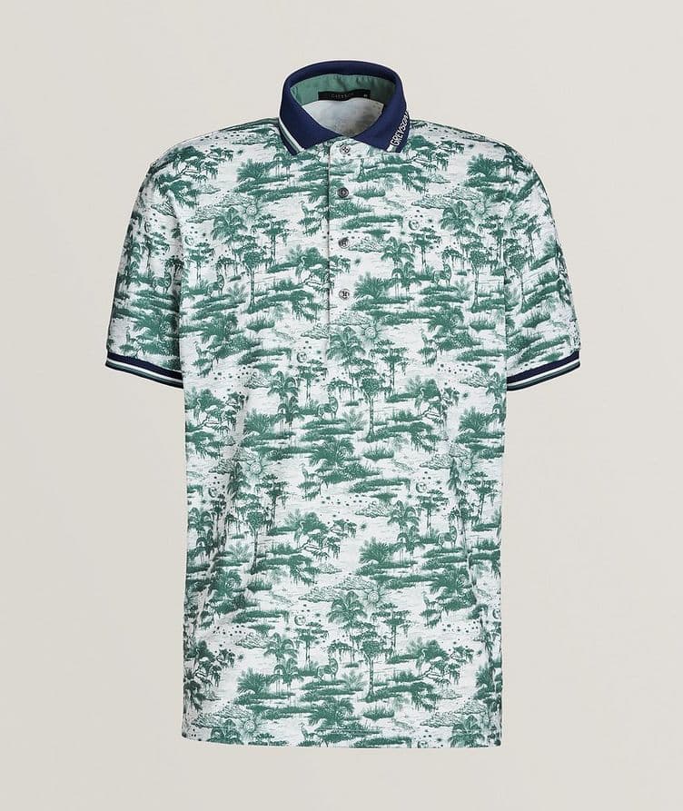 Mystic Pattern Technical Fabric Polo image 0