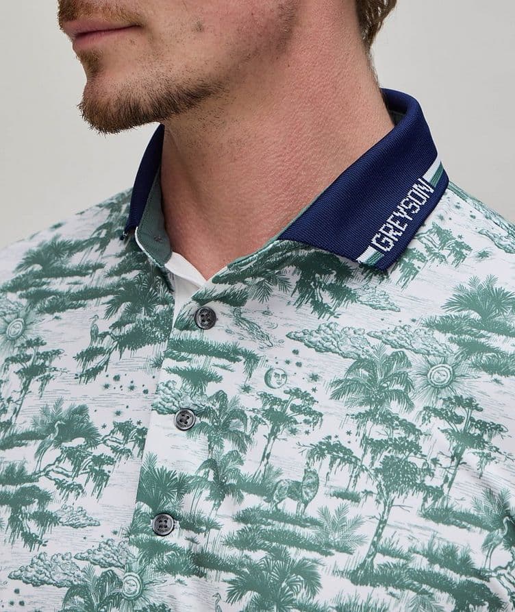 Mystic Pattern Technical Fabric Polo image 3