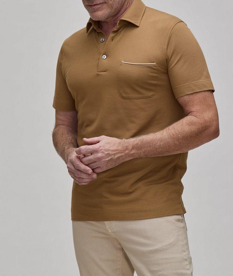 Short-Sleeve Cotton Piqué Polo image 1