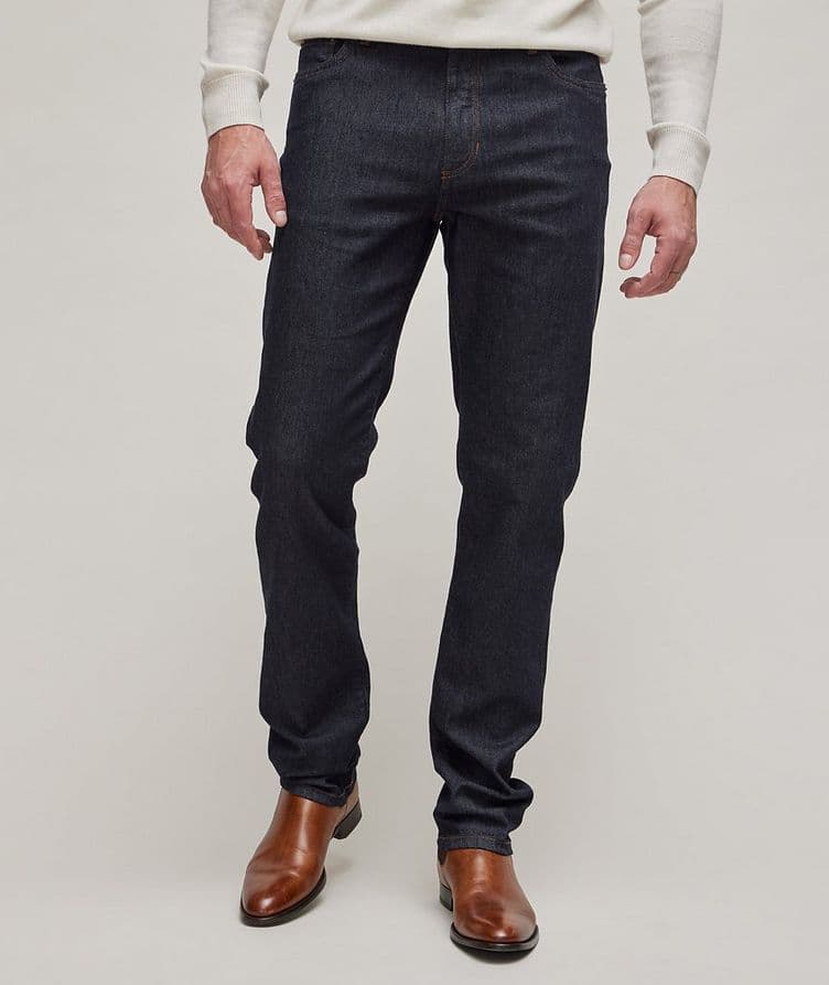 City Stretch-Cotton Denim Jeans  image 2