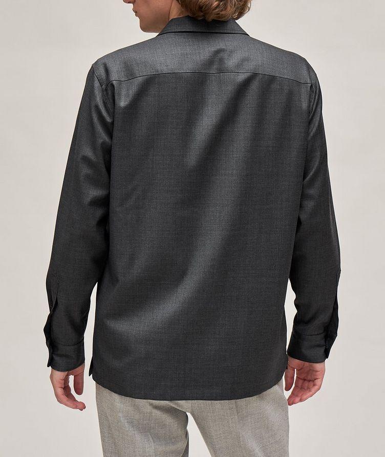 Textured Virgin Wool-Blend Overshirt image 2