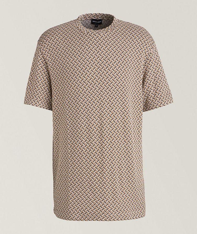 Sustainable Eco-Viscose Geometric T-Shirt image 0