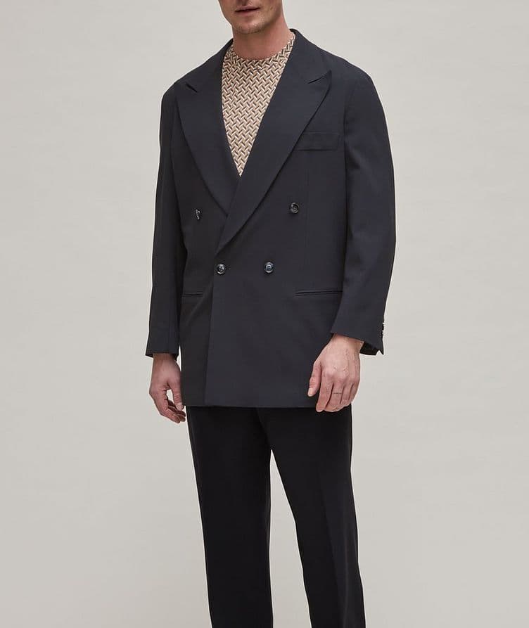 Gere Line Double-Breasted Virgin Wool Crêpe Suit image 1