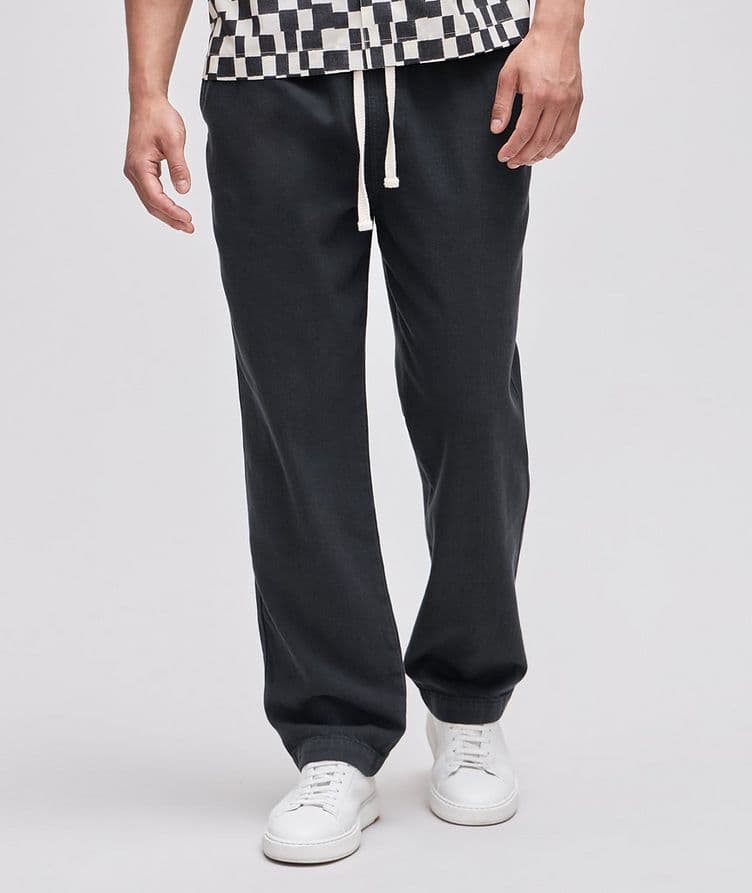 Textured Cotton Terry Travel Jogger image 1