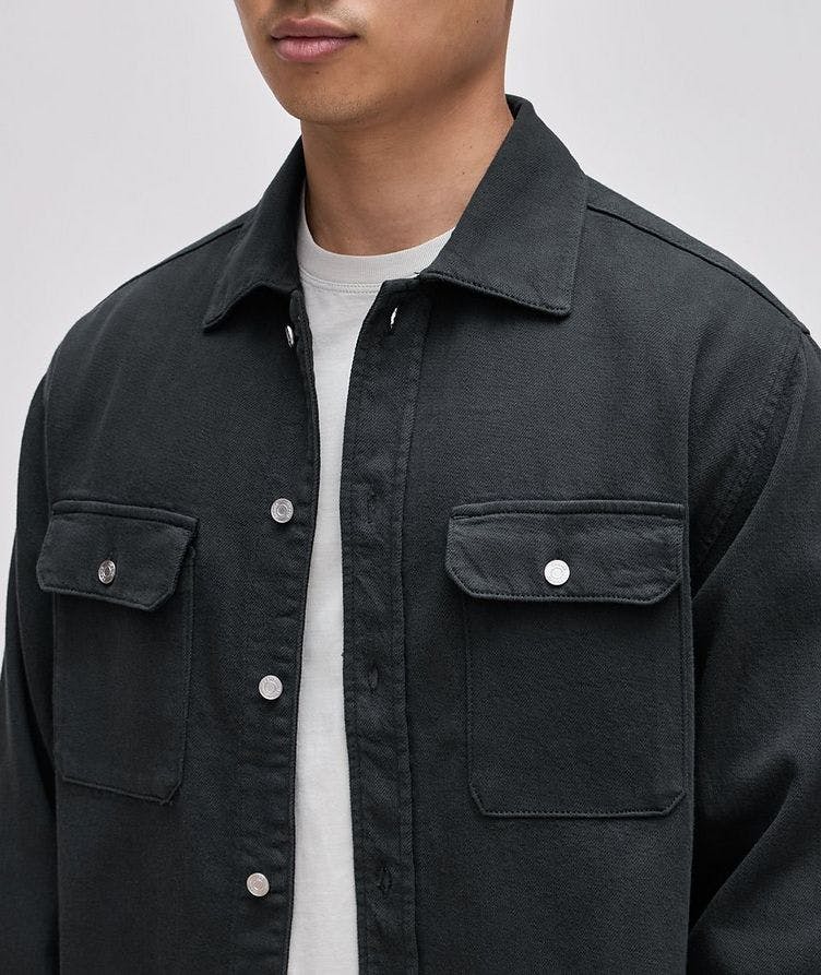 Terry Cotton Textured Overshirt image 3