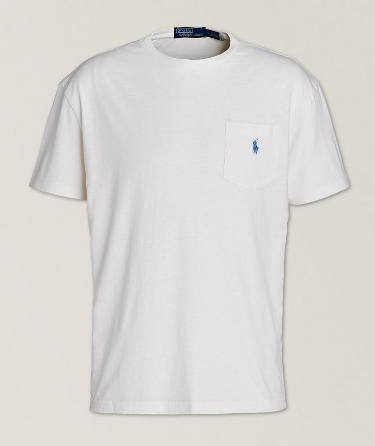 Polo Ralph Lauren Cotton-Linen Pocket T-Shirt 