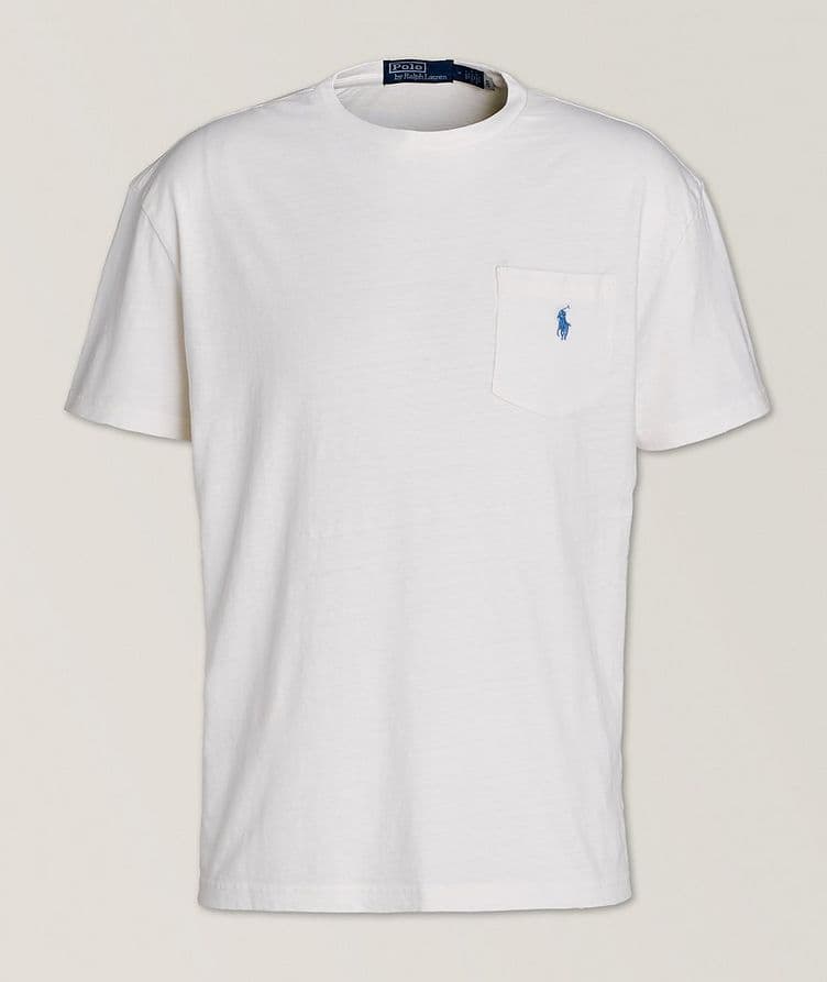 Cotton-Linen Pocket T-Shirt  image 0