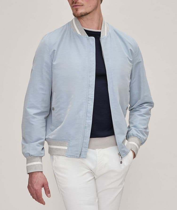 Linen-Polyamide Bomber image 1