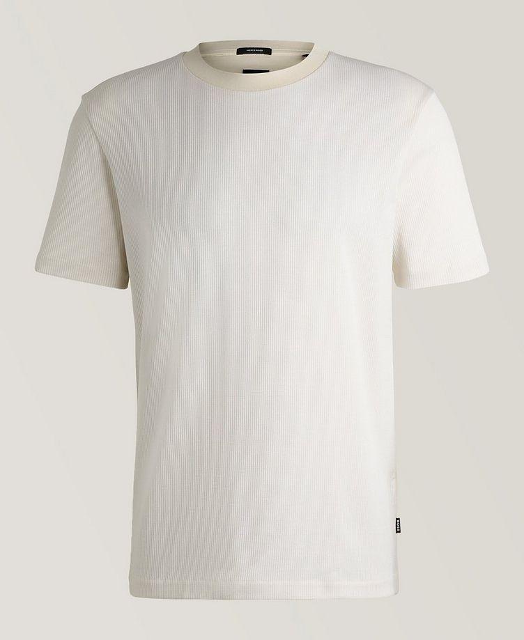 Tiburt Jacquard Cotton-Blend T-Shirt image 0