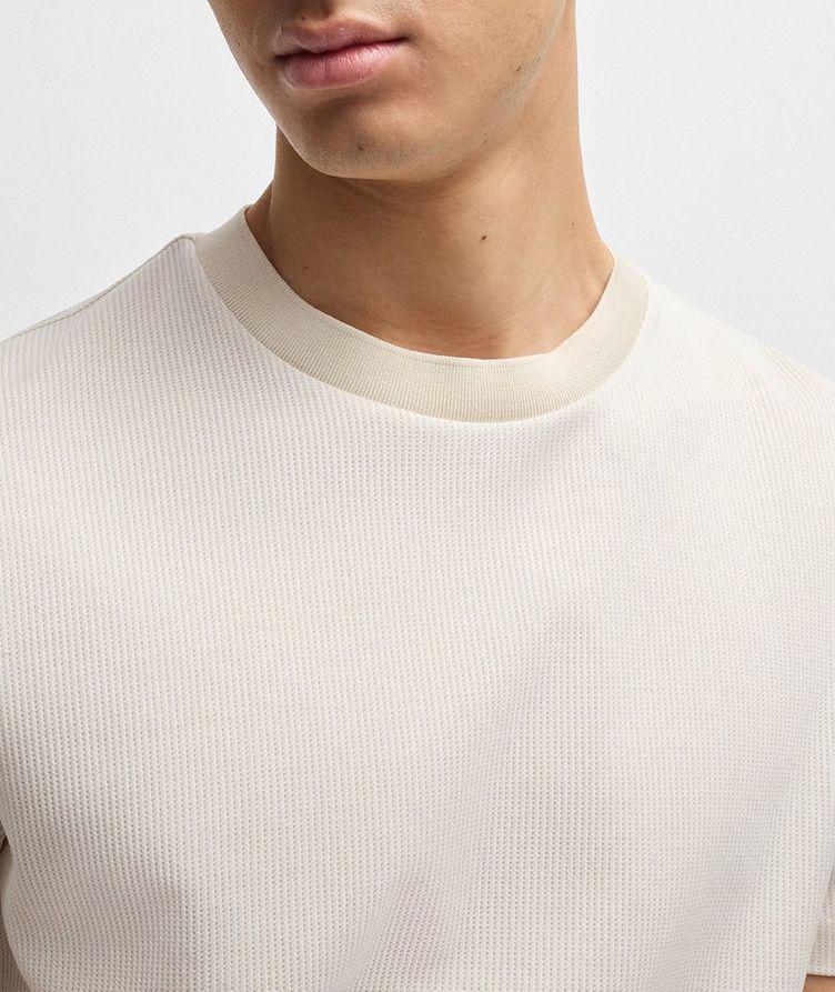 Tiburt Jacquard Cotton-Blend T-Shirt image 3