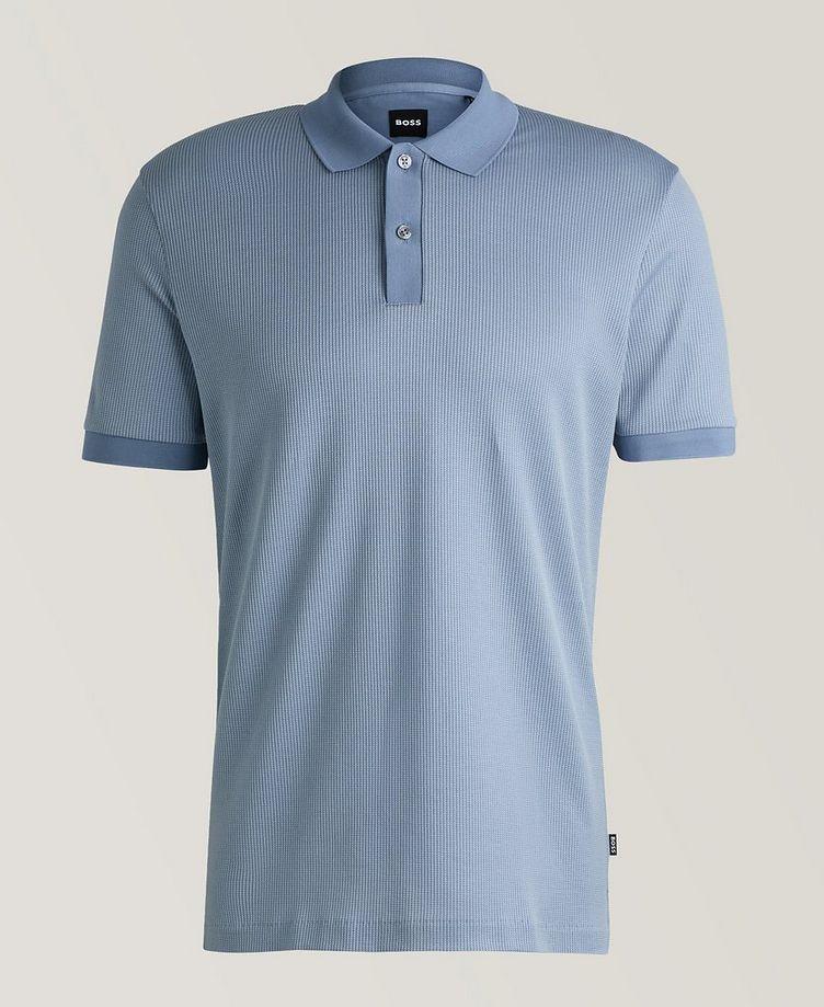 Contrast Trim Cotton Polo image 0