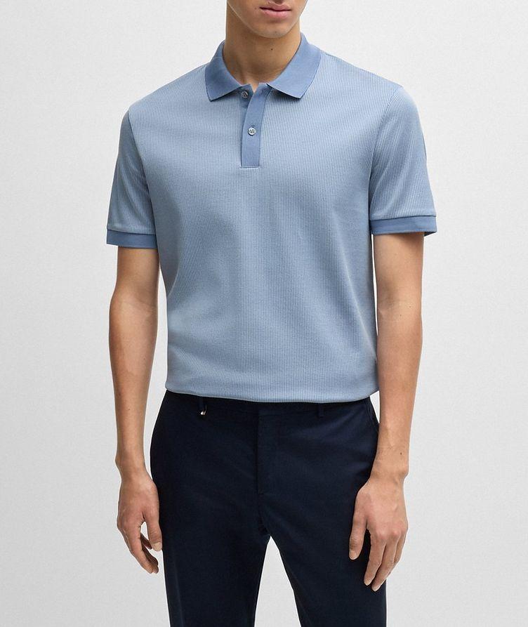 Contrast Trim Cotton Polo image 1