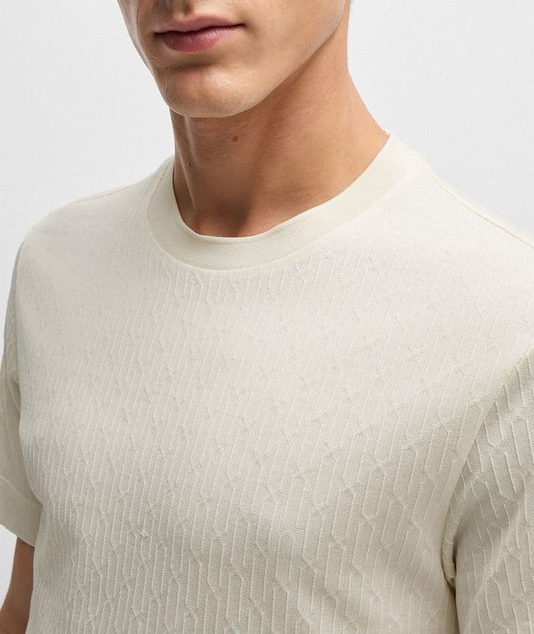 Tesar Micro Pattern T-Shirt image 3