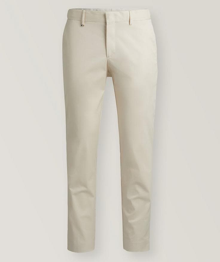 BOSS Pantalon Genius en coton extensible