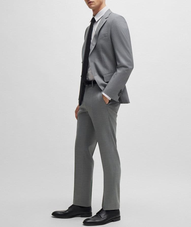 Checked Slim-Fit Suit image 5